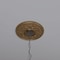 Ekena Millwork Baltimore PVC Ceiling Medallion (Canopies up to 5 1/4"), 13"OD x 3 1/2"ID x 3/4"P, Bright Coat Gold CMP13BABGL - alternate 6